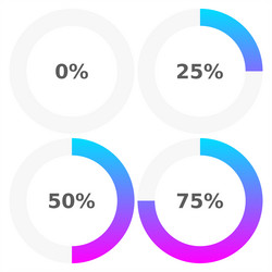 abstract composition loading bar element icon vector image