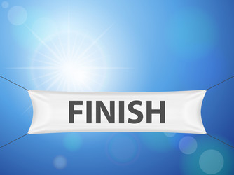 Start finish banner Royalty Free Vector Image - VectorStock