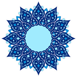 artistic ottoman pattern series thirty eight vector image