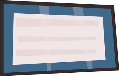 Certificate flat icon Royalty Free Vector Image