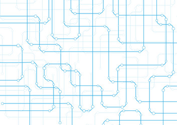 tech background with a modern abstract circuit vector image