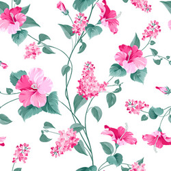 Floral Seamless Pattern Vector Image
