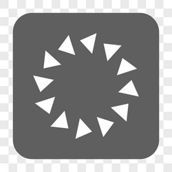 rotate ccw rounded square button vector image