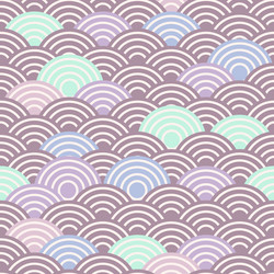 seamless pattern abstract scales simple spring vector image