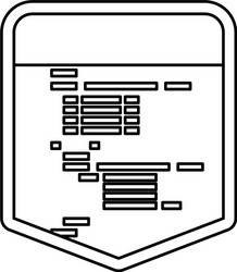 html programming code vector image