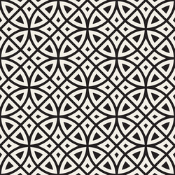 seamless pattern repeating geometric elements vector image