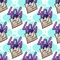 404 error page not found seamless pattern vector image
