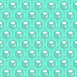 Abstract hexagonal seamless pattern vector