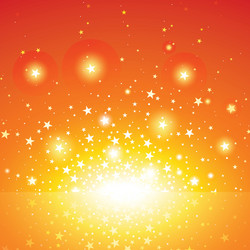 Exploding Star Background vector image