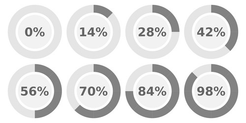 abstract composition loading bar element icon vector