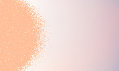 Blurred peach fuzz blob banner circle grain vector