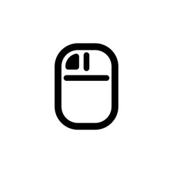 mouse icon design line style part 2 left click vector image