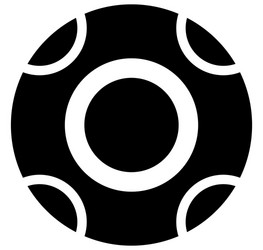 controller center button group template remote vector image
