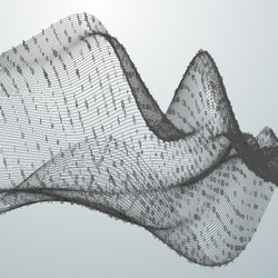 Digital Binary Wave vector image