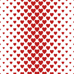 Red vertical heart pattern background design vector