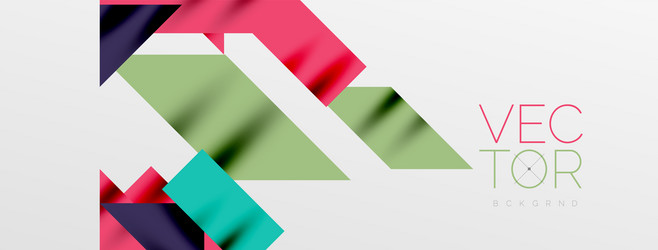 dynamic lines and triangles vector image
