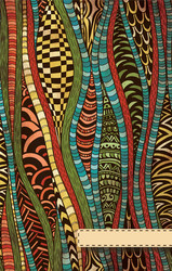 Intricate Pattern with Frames vector image