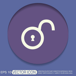 Padlock vector