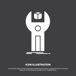 Sdk app development kit programming icon glyph vector