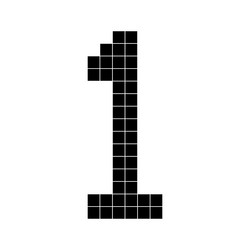 Number 4 Four 3d Cube Pixel Shape Minecraft 8 Bit Vector Image Number 4 Four 3d Cube Pixel Shape Minecraft 8 Bit Vector Image