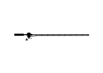 Gun fishing rod template Royalty Free Vector Image Gun fishing rod template Royalty Free Vector Image