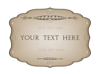 Retro Label - Vintage Style Vector Image