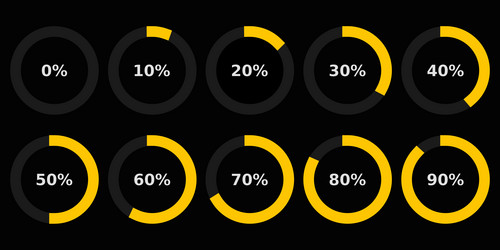 abstract composition loading bar element icon vector