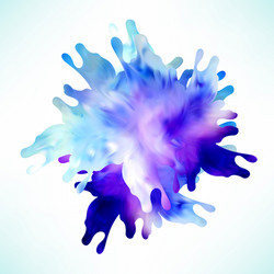 Ink rainbow abstract background Royalty Free Vector Image