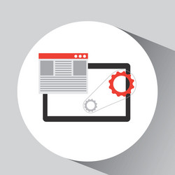 software programming design vector image