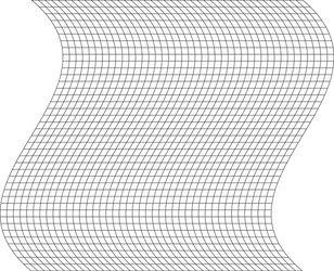 grid mesh lattice grating with distort deform vector image