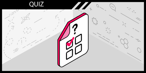 quiz isometric design icon web 3d colorful vector image