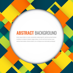 Abstract background with colorful squares vector