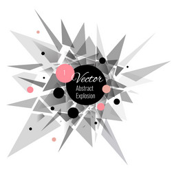 Abstract Explosion Background vector image