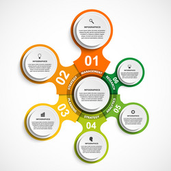 Abstract options infographics template Royalty Free Vector