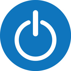 control panel button menu icon vector image