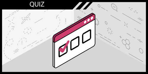 quiz isometric design icon web 3d colorful vector image