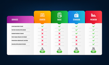 web lectures report checklist and wallet icons vector