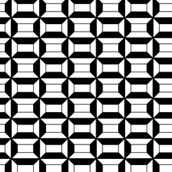 rectangle abstract geometric pattern with stripes vector image