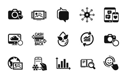 set of search book update data and web vector image