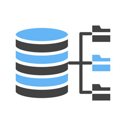 Database icon image vector