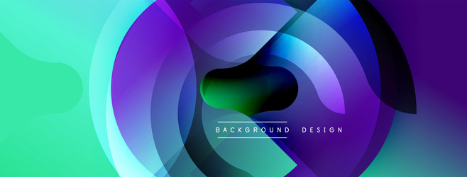 abstract vibrant layers create dynamic vector image