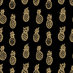 seamless pattern with pineapples design element vector