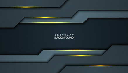 dark abstract background with overlap layers vector image