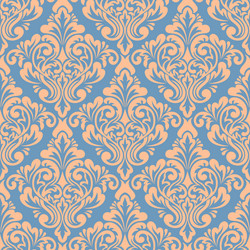 damask seamless pattern background classical vector