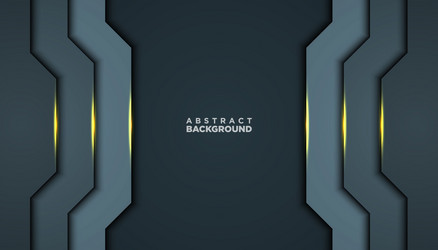 dark abstract background with overlap layers vector image