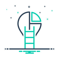 problem solving vector image