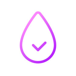 hydration pixel perfect gradient linear ui icon vector image