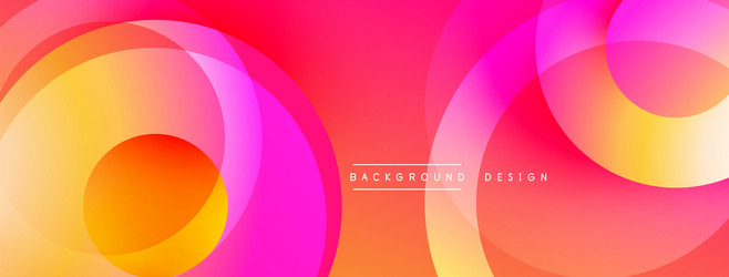 abstract colorful layers create dynamic vector image