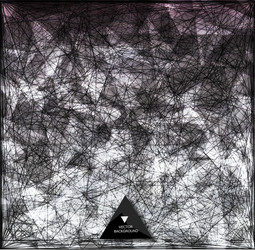 abstract web background triangles vector image