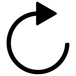 Reload Button Icon vector image